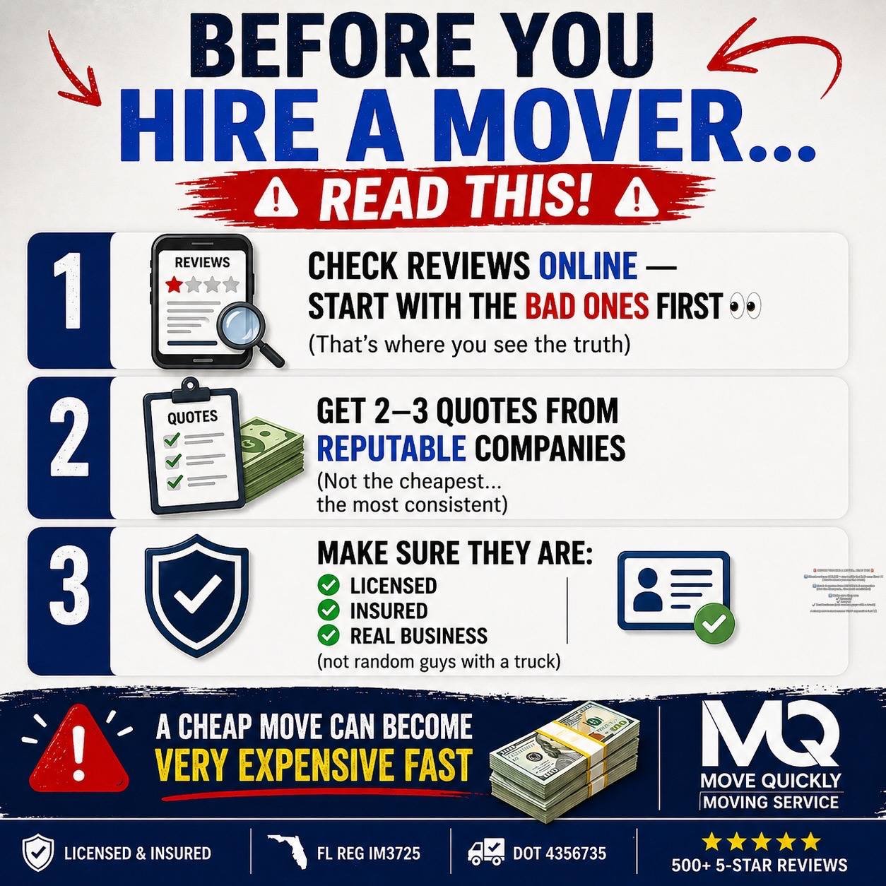 Top Red Flags When Hiring Tampa Movers Top Red Flags When Hiring Tampa Movers